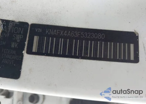 2015 Kia Forte Lx из США, поврежденный, VIN KNAFX4A63F5323080